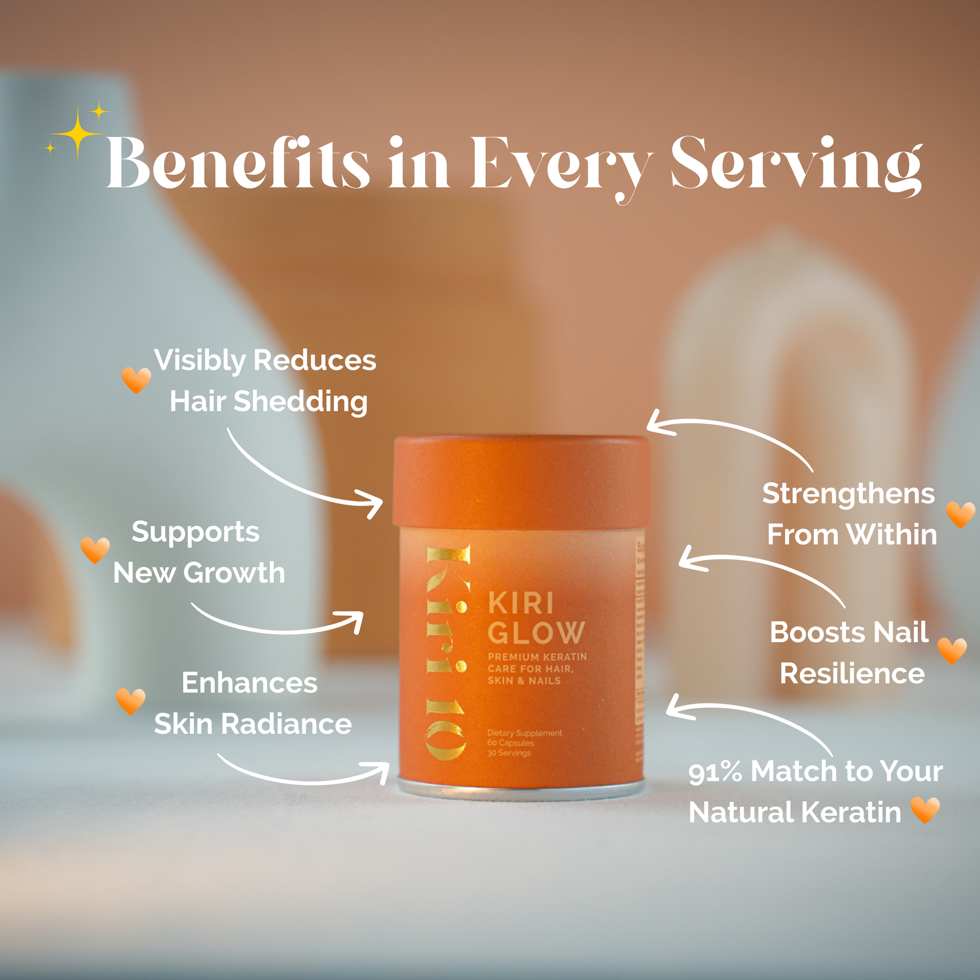 KIRIGLOW™ | Keratin Hair Growth Supplement