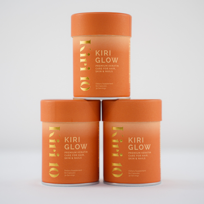 KIRIGLOW™ | HAIR, NAIL & SKIN | KERATIN CAPSULES (3 Month Supply)