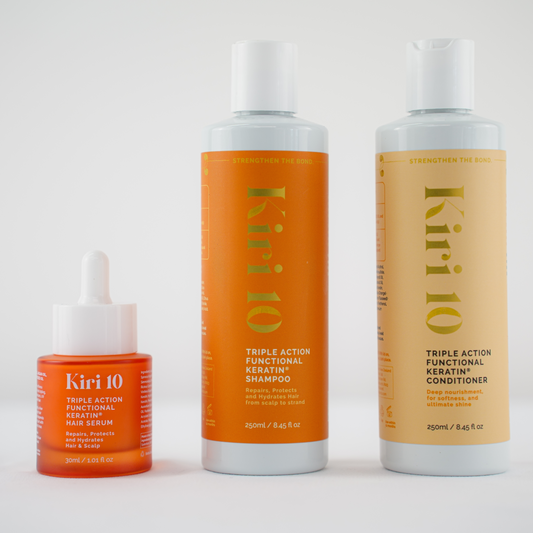 KIRICARE™ | REPAIR, PROTECT & HYDRATE KERATIN HAIR CARE TRIO